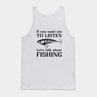 Talk About Fishing Tank Top